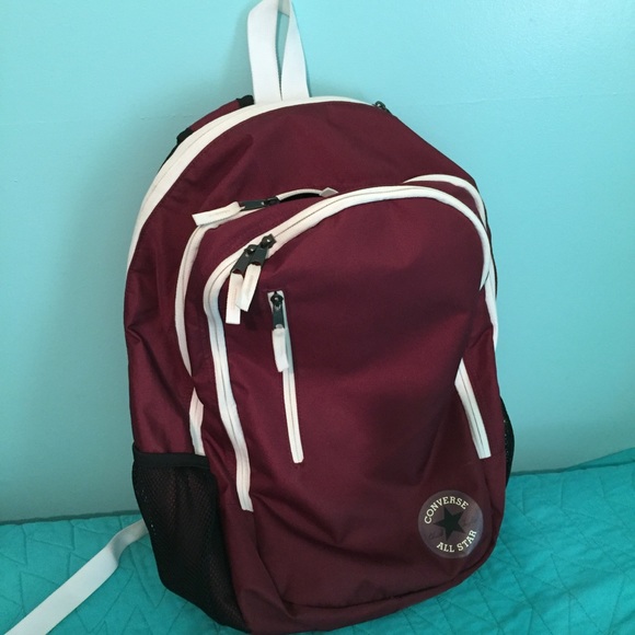 converse maroon backpack